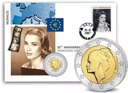 Pièce de 2 euros Numiscover Monaco - Grace Kelly 2007