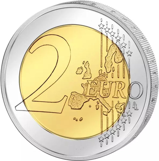 2 euros au Vatican pour le 80e anniversaire de Benoît XVI. 2007