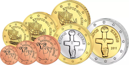 Coffret de pièces en euros Chypre