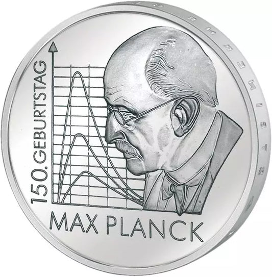 10 euros République fédérale d'Allemagne 150e anniversaire de Max Planck 2008 Preuve