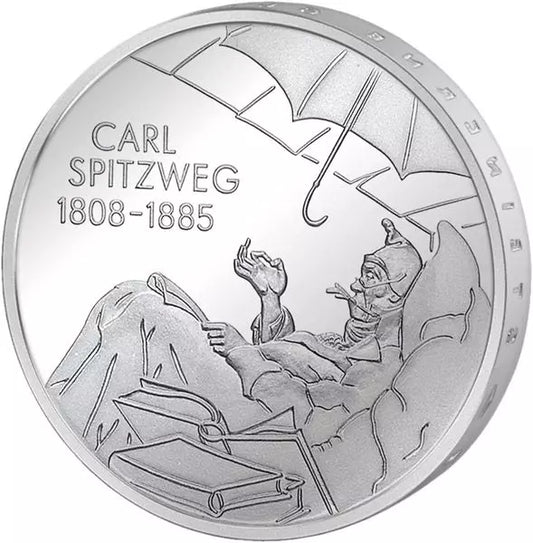 10 euros République fédérale d'Allemagne 2000e anniversaire de Carl Spitzweg Preuve