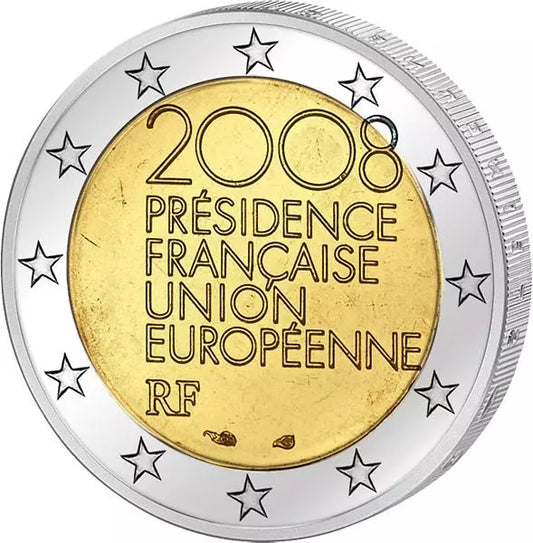 2 Euro France Présidence du Conseil européen 2008