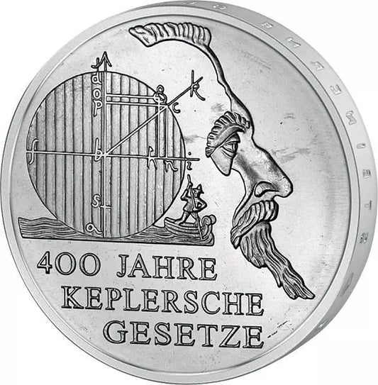 10 euros République fédérale d'Allemagne 400 ans de lois de Kepler Preuve 2009