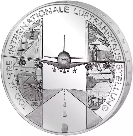 10 euros République fédérale d'Allemagne Exposition du centenaire de l'aviation 2009 Preuve