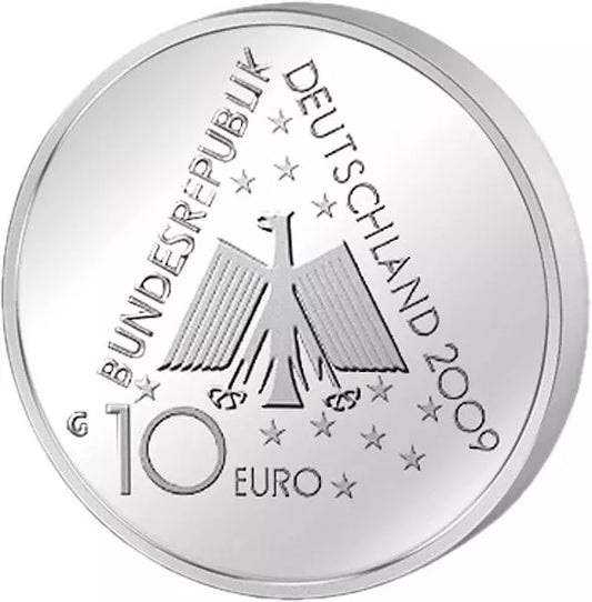 10 euros République fédérale d'Allemagne 100 ans d'auberges de jeunesse 2009 État neuf
