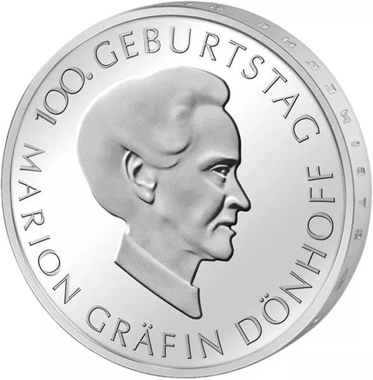 10 euros BRD Comtesse Dönhoff 2009 Proof