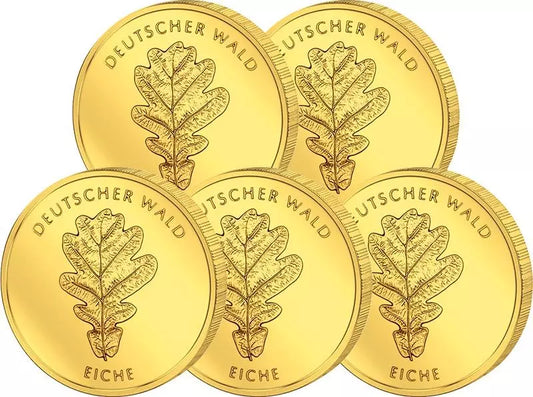 20 euros Allemagne Chêne des forêts allemandes 2010
