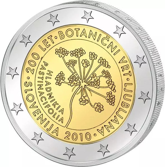 Jardin botanique de Slovénie 2010 (2 euros)