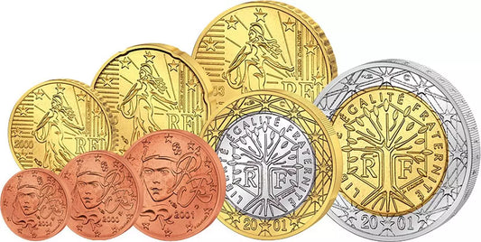 Coffret de pièces en euros France