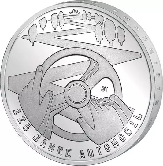 10 euros République fédérale d'Allemagne 125 ans de l'automobile 2011 Preuve