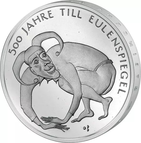 10 euros République fédérale d'Allemagne 500 ans de Till Eulenspiegel 2011 Épreuve