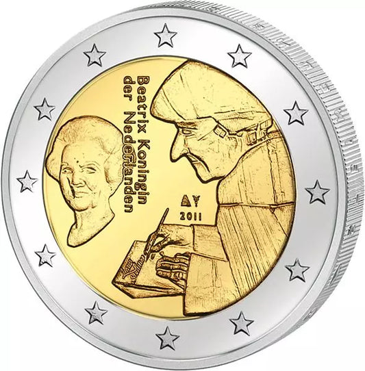 2 euros Pays-Bas Erasmus de Rotterdam 2011