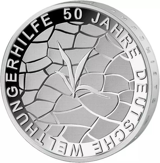 10 euros République fédérale d'Allemagne 50 ans d'aide allemande contre la faim dans le monde 2012 Preuve