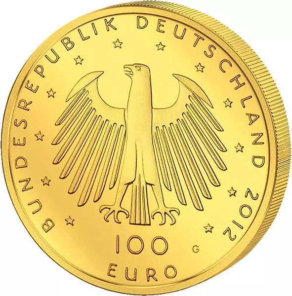 100 euros Allemagne Site du patrimoine mondial de l'UNESCO Cathédrale d'Aix-la-Chapelle 2012