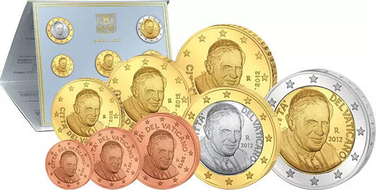 Coffret de pièces en euros du Vatican 2012