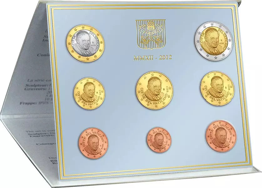 Coffret de pièces en euros du Vatican 2012