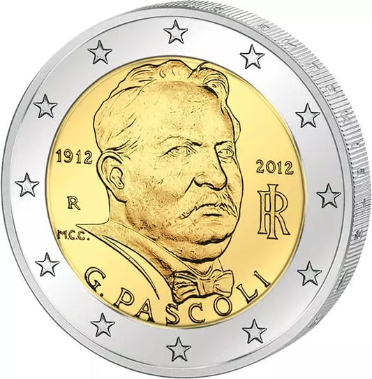 2 euros Italie Giovanni Pascoli 2012