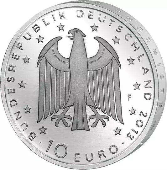10 euros République fédérale d'Allemagne 200e anniversaire de Georg Büchner 2013 Preuve