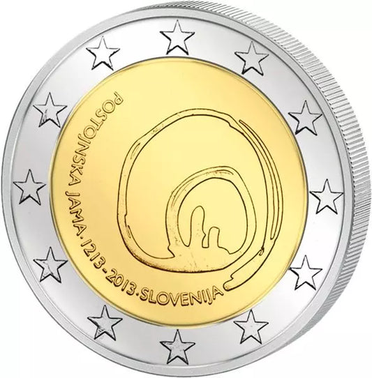 2 euros Slovénie Grottes de Postojna 2013