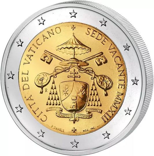 2 euros Vatican Sedevacante 2013 État neuf incl. blister