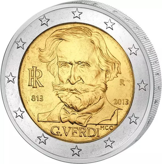 2 euros Italie 200e anniversaire de Giuseppe Verdi 2013