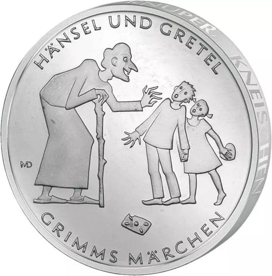 10 euros BRD Contes de Grimm Hansel et Gretel 2014 Épreuve