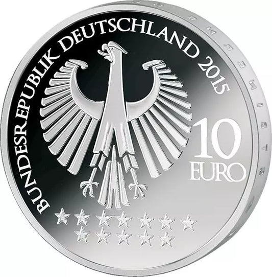 10 euros République fédérale d'Allemagne 200e anniversaire d'Otto von Bismarck 2015 Preuve