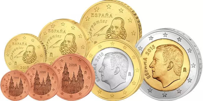 Série de pièces en euros d'Espagne à partir de 2015