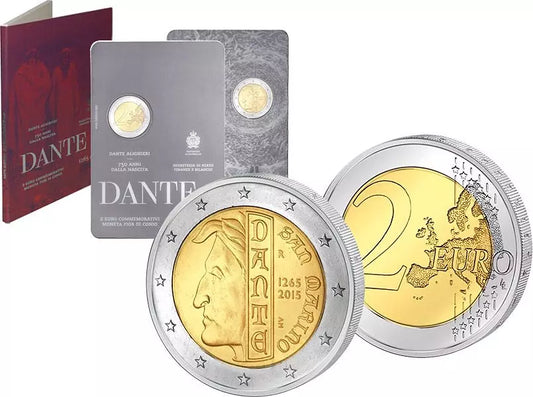2 euros Saint-Marin Dante Alighieri 2015
