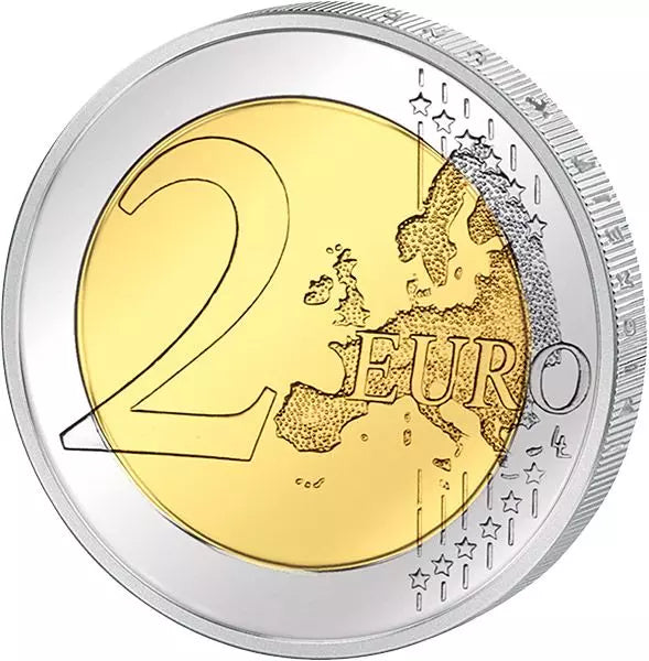 Pièce de 2 euros de Lettonie, Industrie laitière 2016, en parfait état