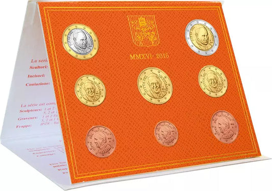 Coffret de pièces en euros du Vatican 2016