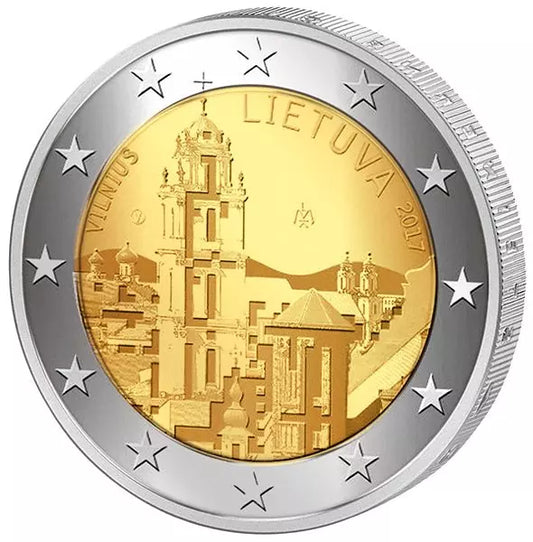 2 Euro Lituanie Vilnius 2017