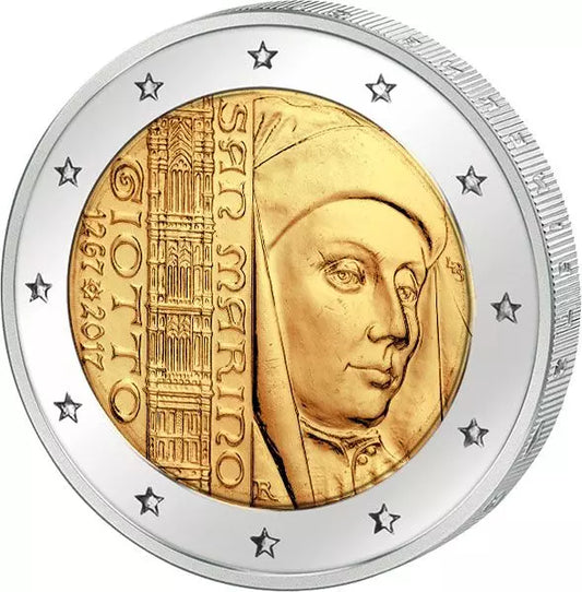 2 euros Saint-Marin 750e anniversaire de Giotto 2017