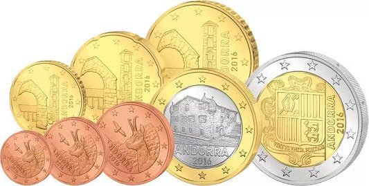 Coffret de pièces en euros Andorre 2016
