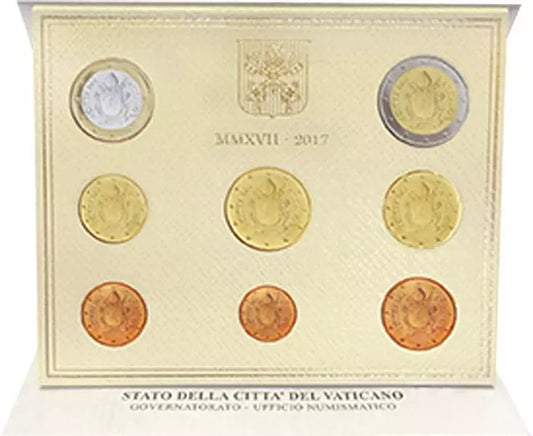 Coffret de pièces en euros du Vatican 2017