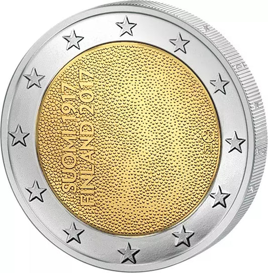 2 euros Finlande 100 ans d'indépendance 2017