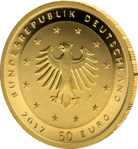 5 x 50 Euros BRD Luther Rose 2017