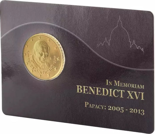 Pièce de 50 centimes Vatican En mémoire du pape Benoît XVI 2006-2013