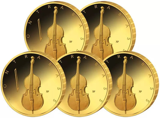Contrebasse BRD 5 x 50 euros 2018