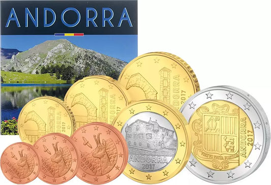 Coffret de pièces en euros Andorre 2017