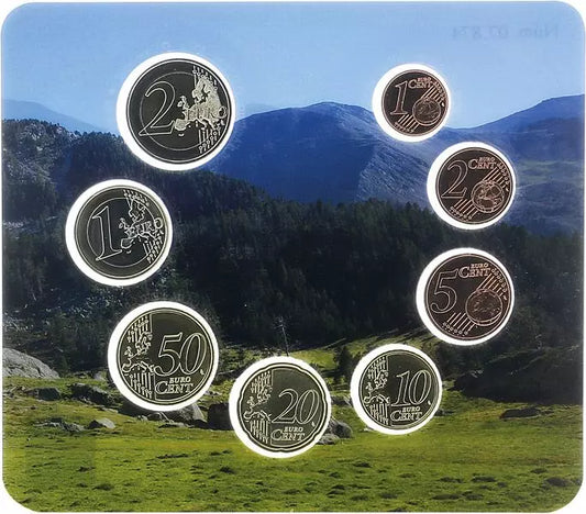 Coffret de pièces en euros Andorre 2017
