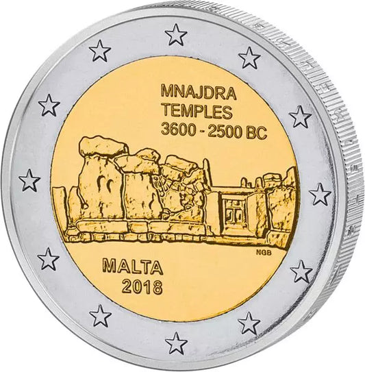 2 Euro Malte Mnajdra 2018