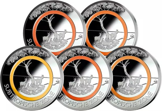 5 x 5 Euro BRD Zone Subtropicale 2018