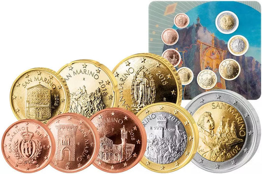 Série de pièces en euros de Saint-Marin 2018