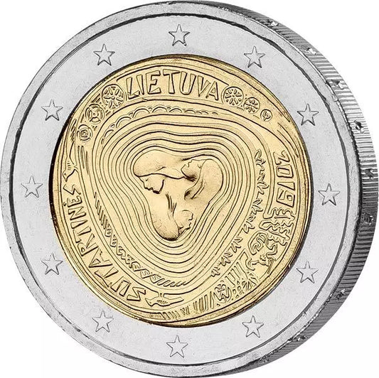2 euros Lituanie Chansons folkloriques lituaniennes Sutartines 2019