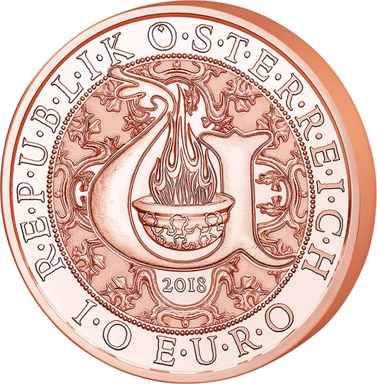 10 euros Autriche Messagers célestes Ange de lumière Uriel 2018