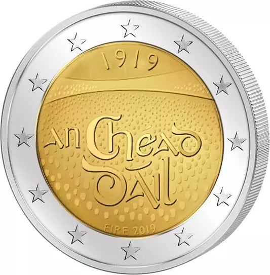 2 euros Irlande 100e anniversaire de la première assemblée au Dáil Éireann 2019