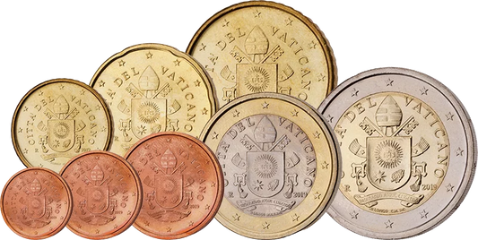 Coffret de pièces en euros du Vatican, édition premier jour 2019