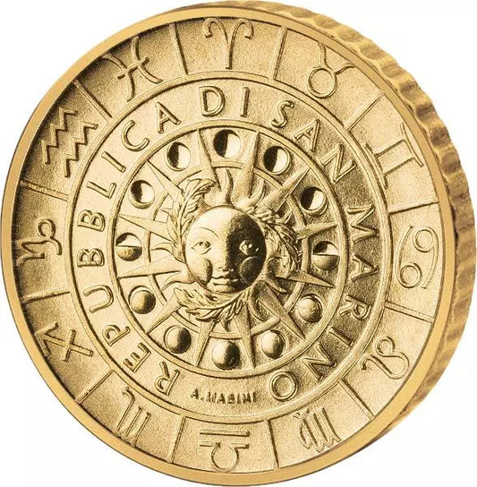 5 euros Saint-Marin Signe astrologique Lion 2019