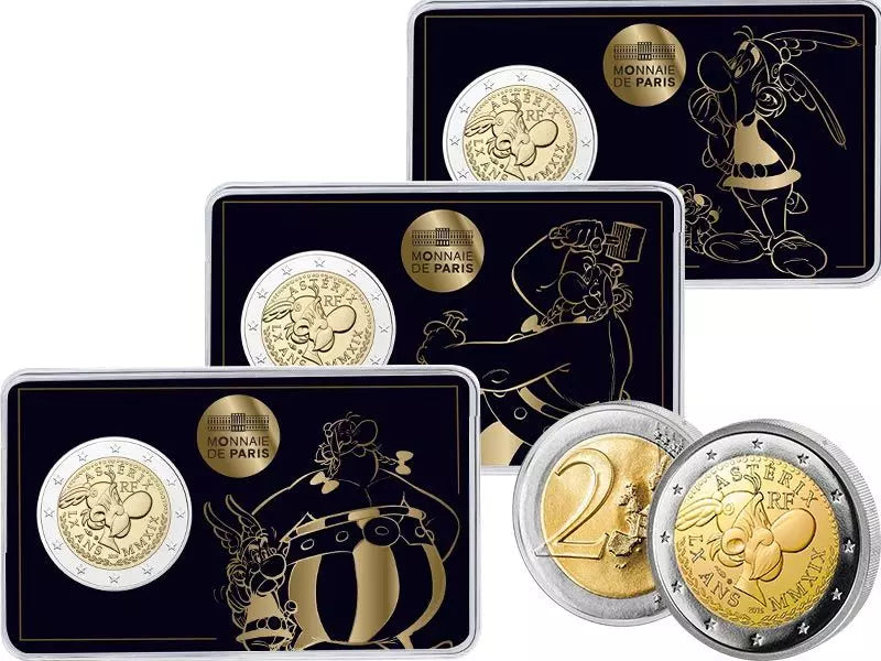 3 x 2 euros France 60 ans d'Astérix 2019